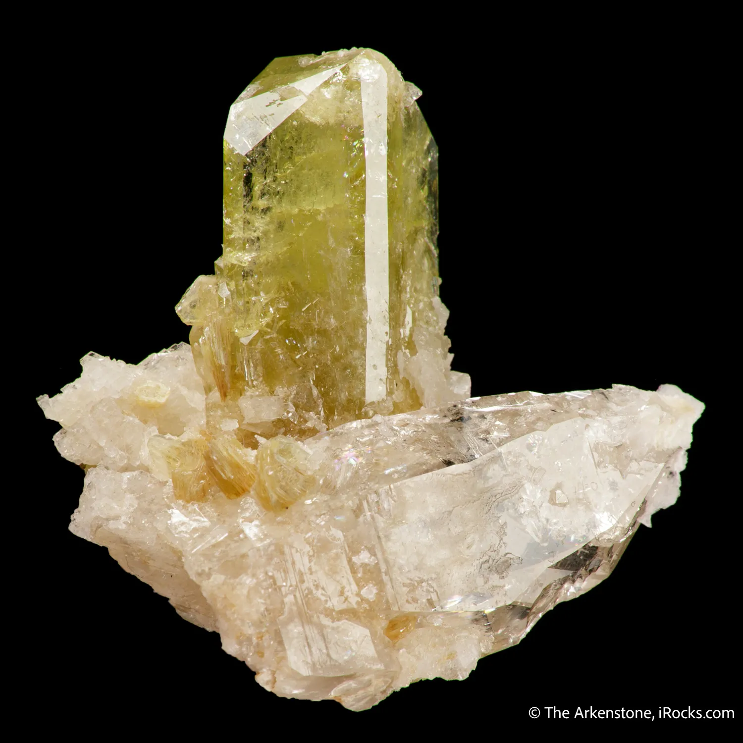Brazilianite with Quartz - image 3