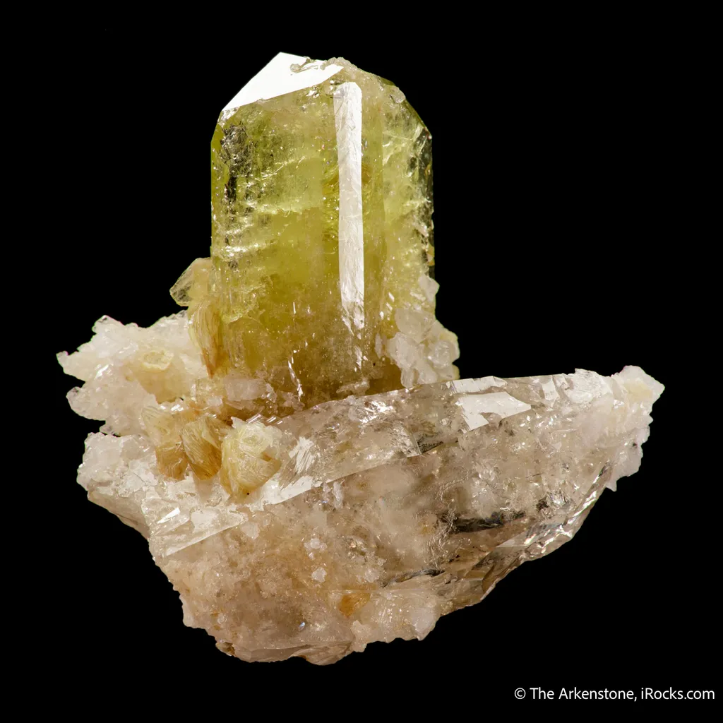 Brazilianite with Quartz image