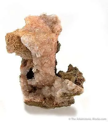 Brewsterite Cast Ps. After Calcite image
