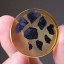 BRIARTITE with CATAMARCAITE, THALCUSITE Bornite (Polished Section) - image 2