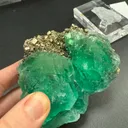 Bright Green Fluorite and Pyrite - image 2