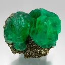 Bright Green Fluorite and Pyrite - image 1