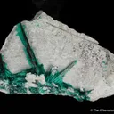 Brochantite (2 generations) - image 2