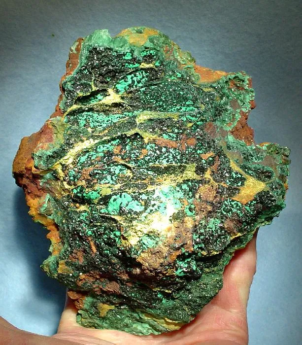 Brochantite, Malachite image