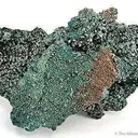 Brochantite on Chrysocolla - image 3