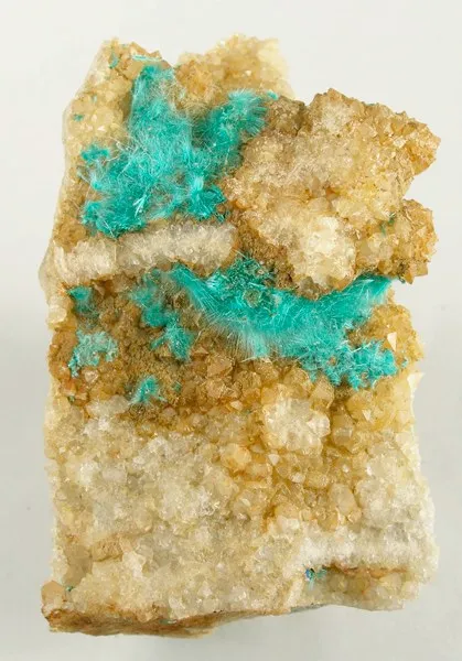 Brochantite, Quartz image