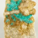 Brochantite, Quartz - image 1
