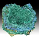 Brochantite with Cyanotrichite - image 1
