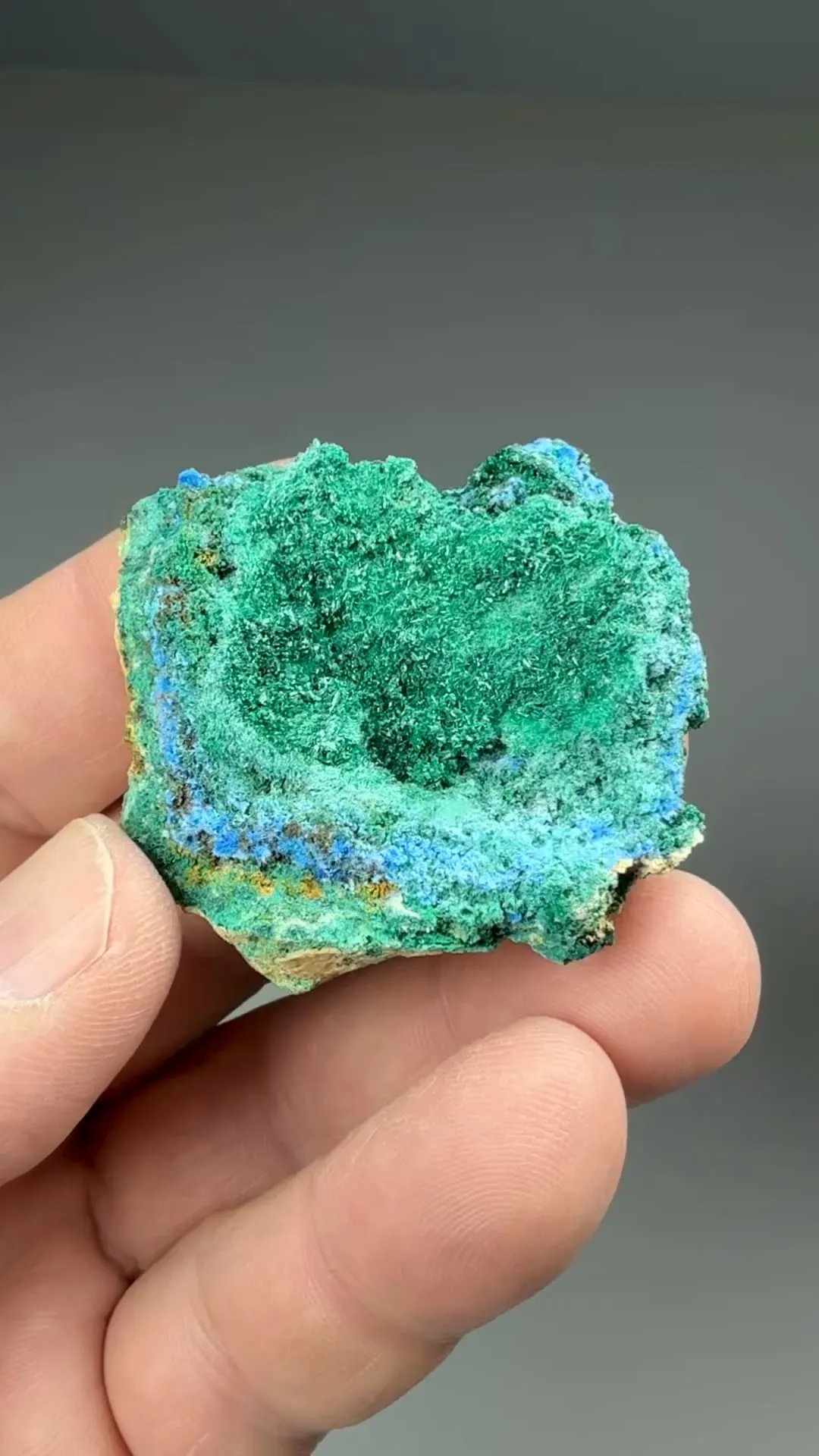 Brochantite with Cyanotrichite - image 2