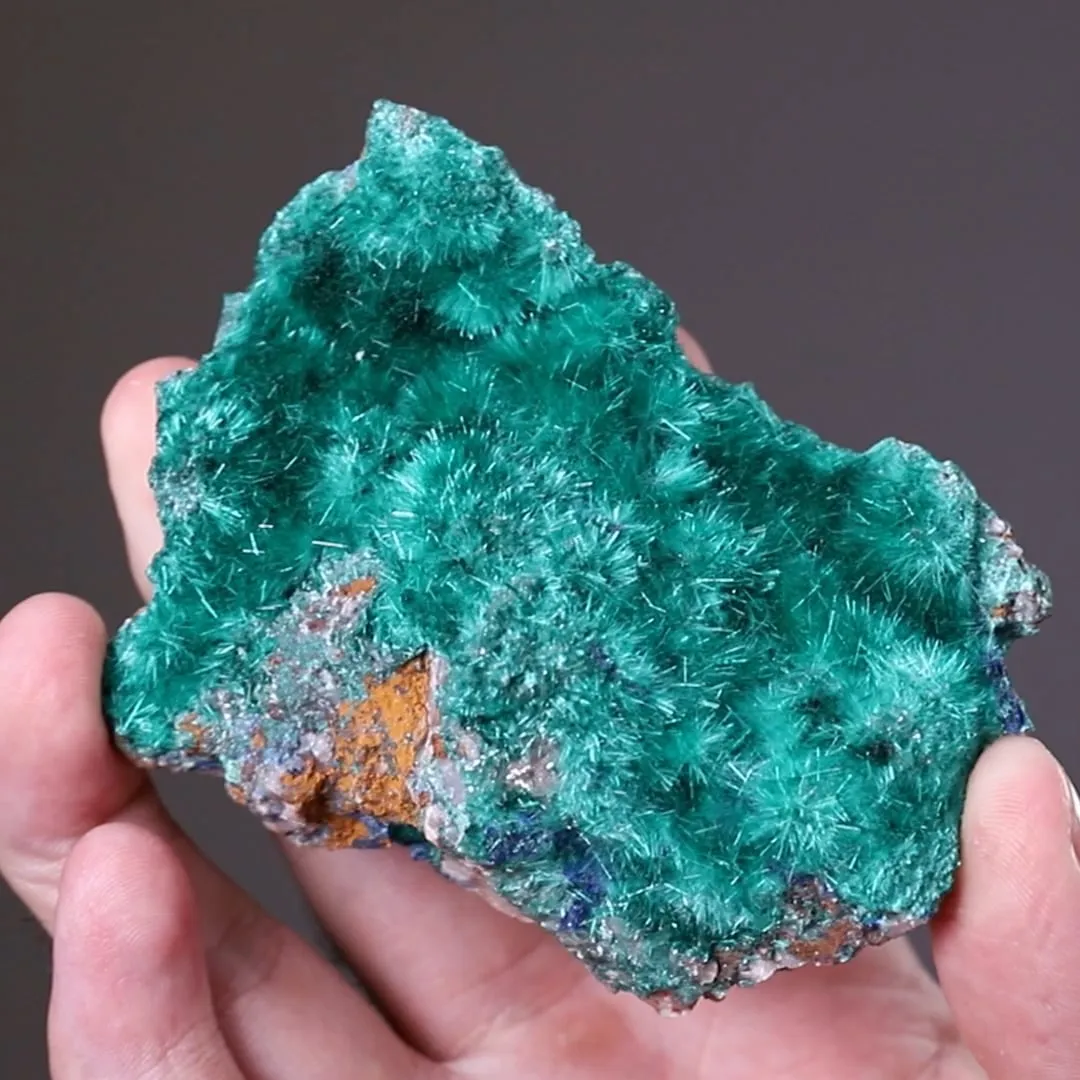 Brochantite with Linarite - image 2