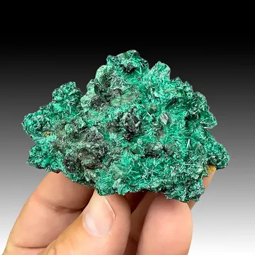 Brochantite with Malachite after Azurite