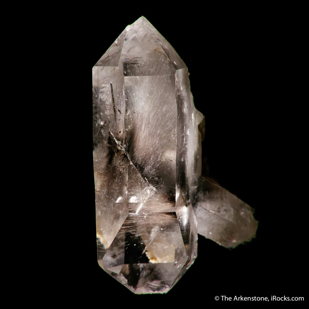 Brookite and Rutile included in Quartz image