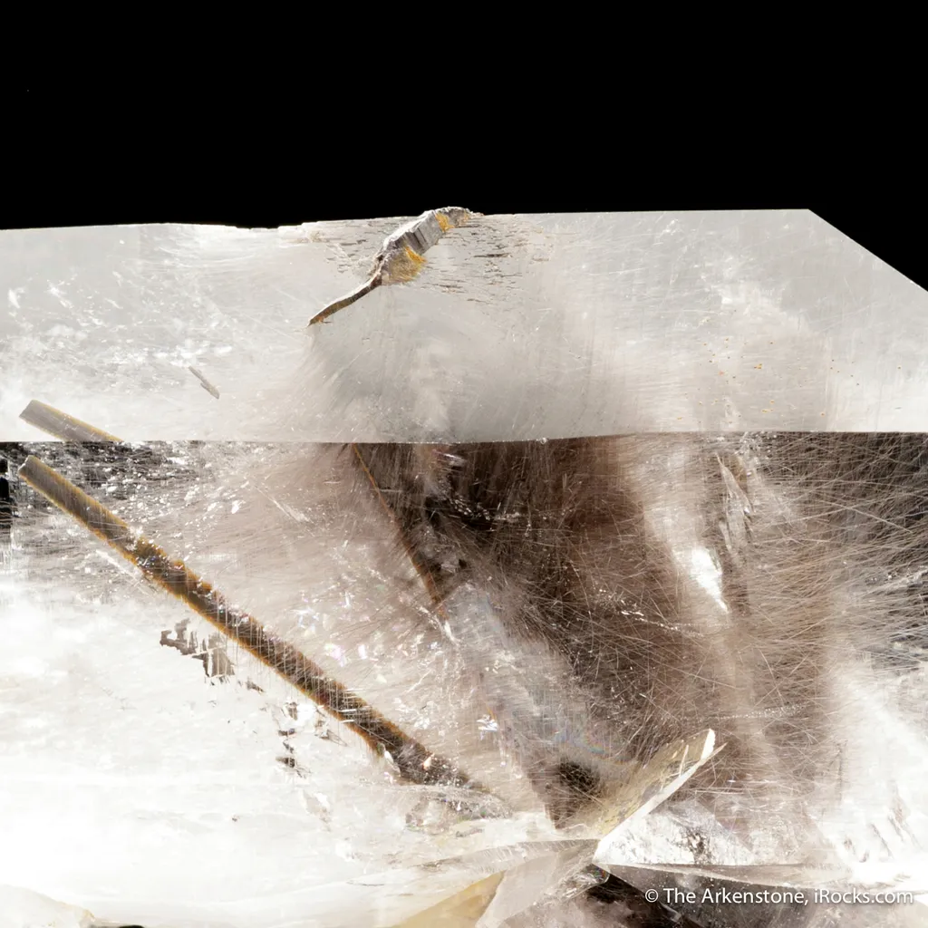 Brookite and Rutile included in Quartz - image 4