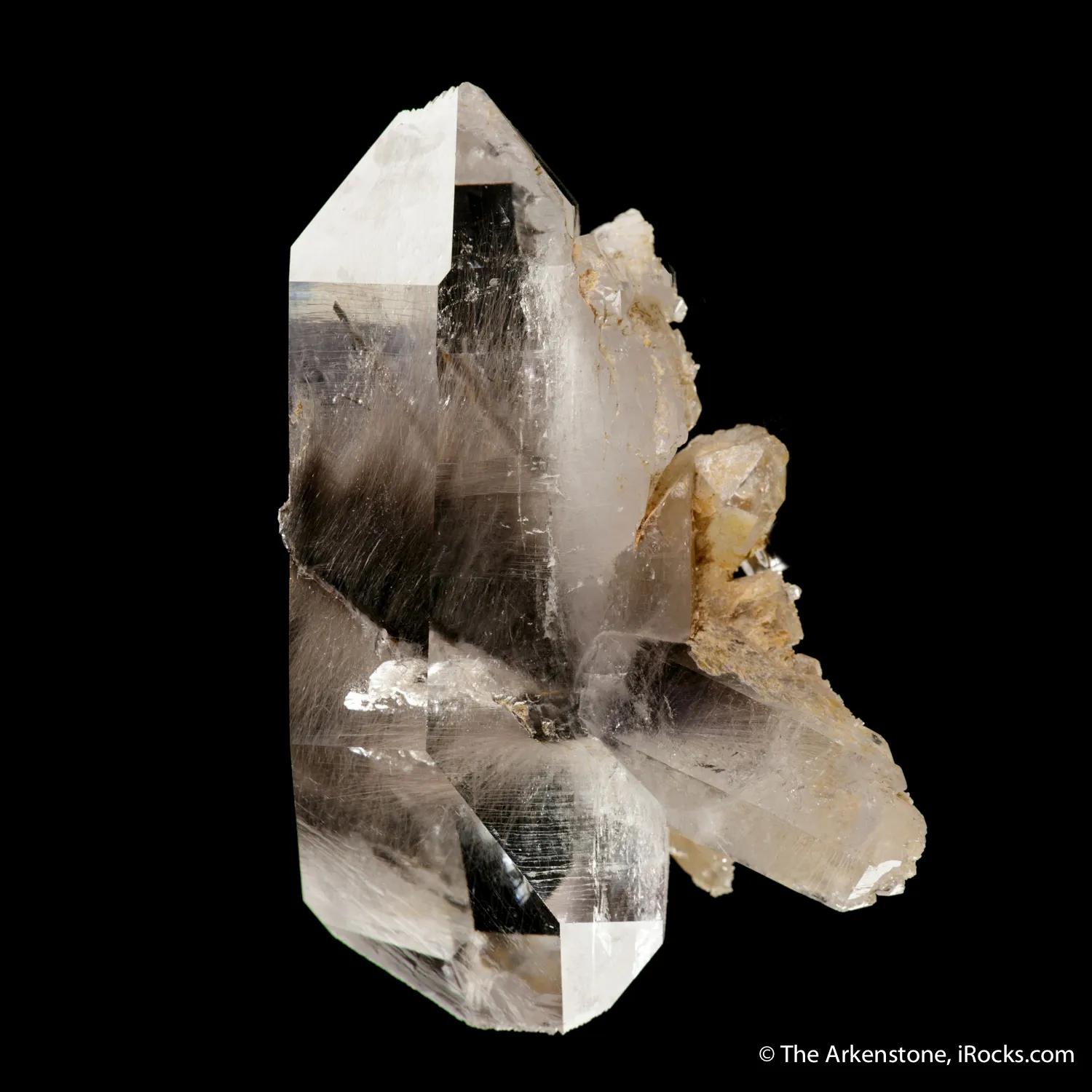 Brookite and Rutile included in Quartz - image 2