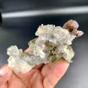 Brookite Cluster with Chlorite Quartz on Matrix from Pakistan - image 4