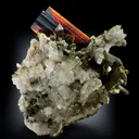 Brookite from Nausherwani quartz mine, Balochistan, Pakistan - image 1