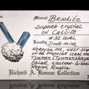 Brookite on Calcite - image 5