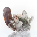 Brookite on Chlorite Quartz - image 1