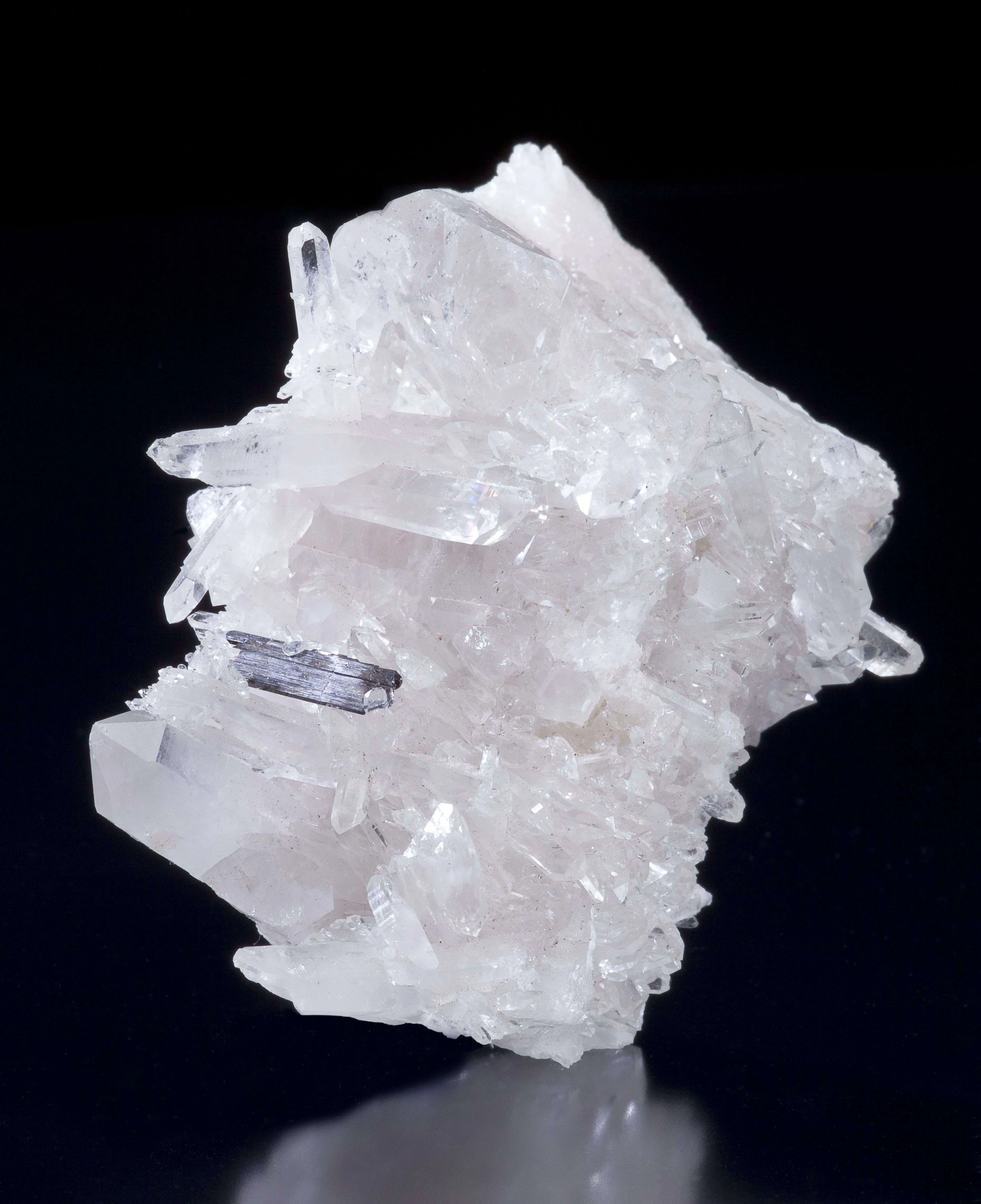 Brookite on Quartz (Rare Locale) - image 1