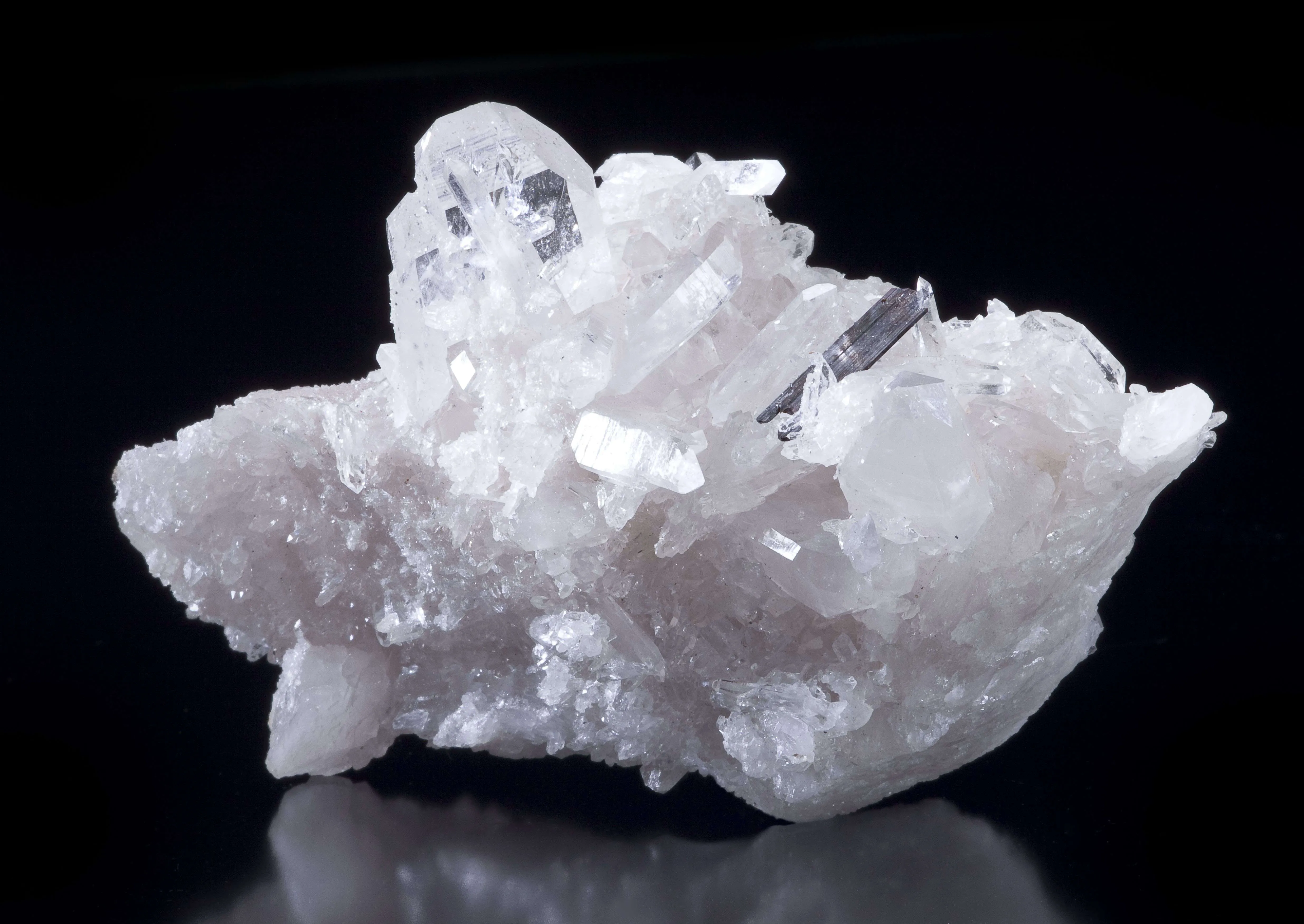 Brookite on Quartz (Rare Locale) - image 2