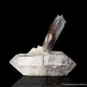 Brookite on Quartz with Rutile inclusions - image 2