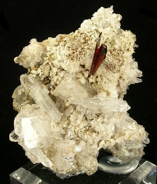 Brookite, Quartz image