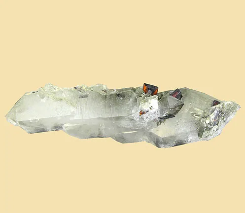 Brookite, Quartz image