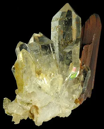 Brookite, Quartz - image 2