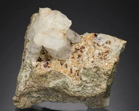 Brookite with Albite