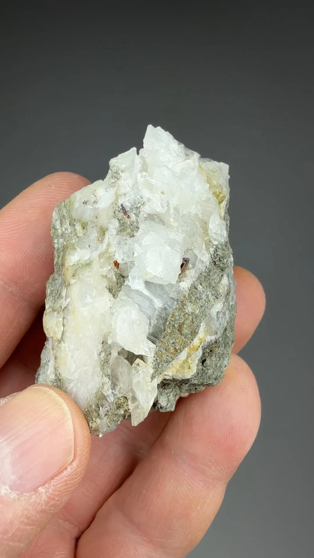 Brookite with Quartz - image 2