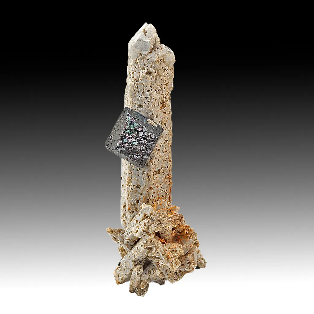 Brookite with Quartz image