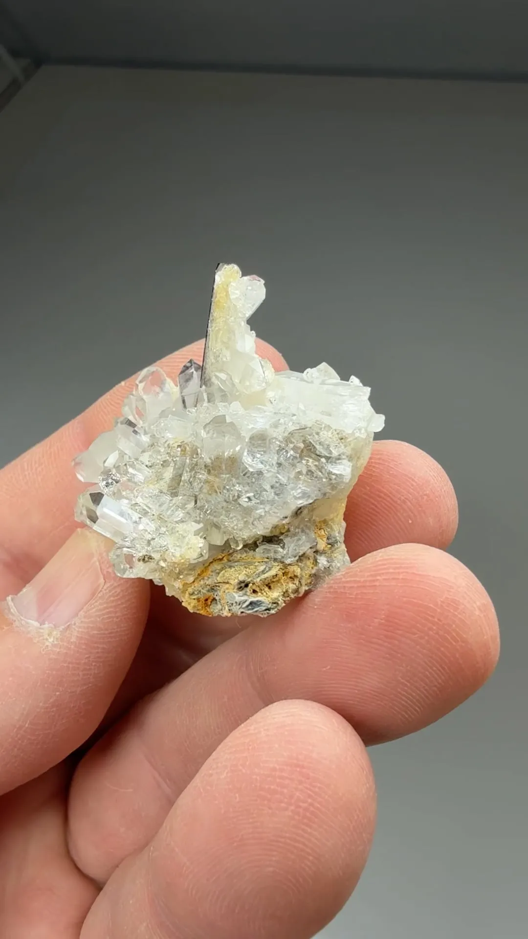 Brookite with Quartz - image 2