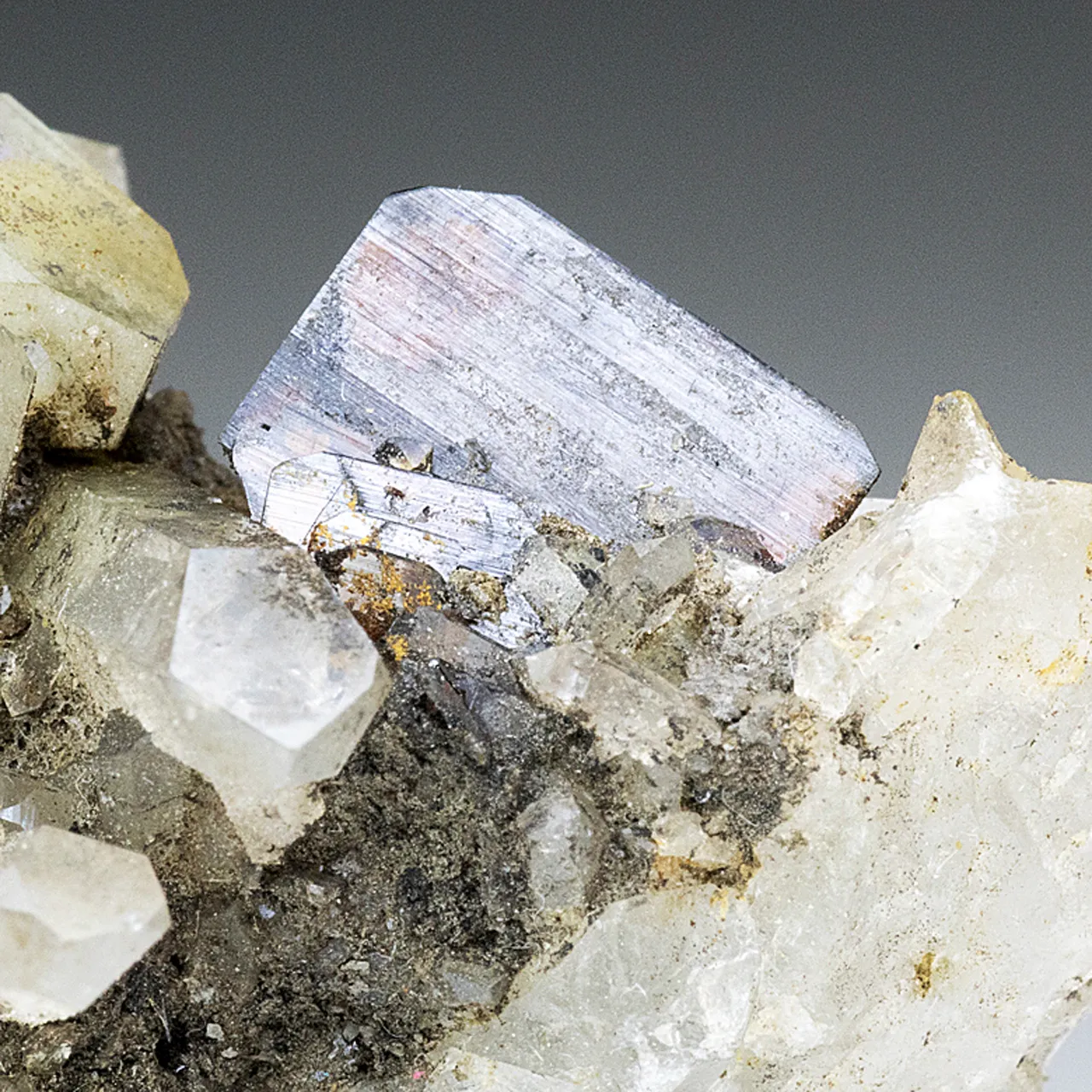 Brookite with Quartz - image 1