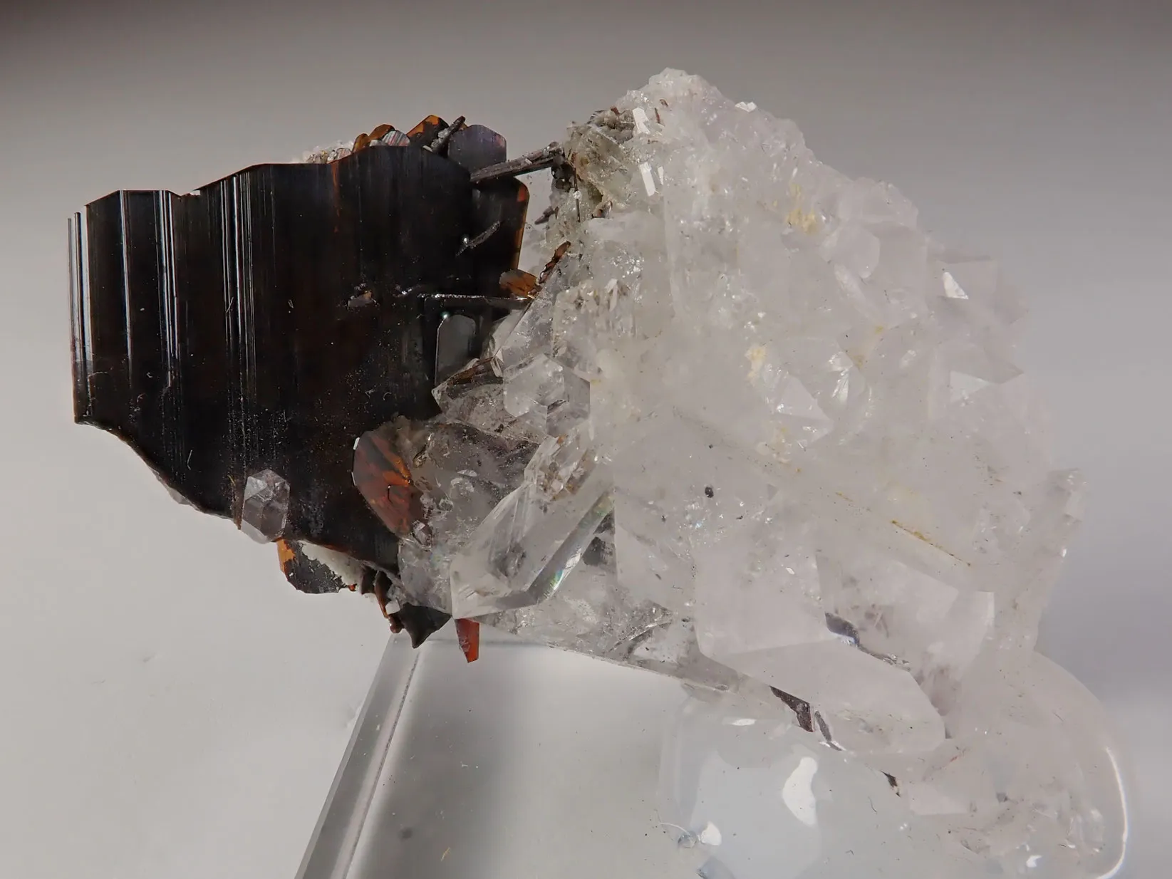 Brookite with Quartz - image 1