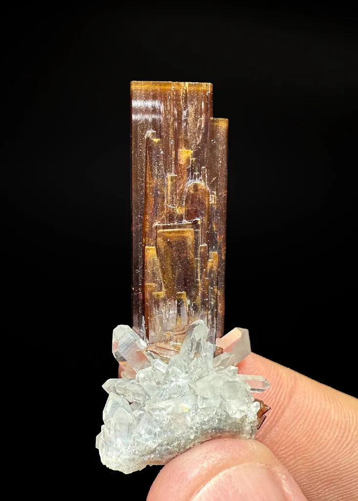Brookite with Quartz - image 1