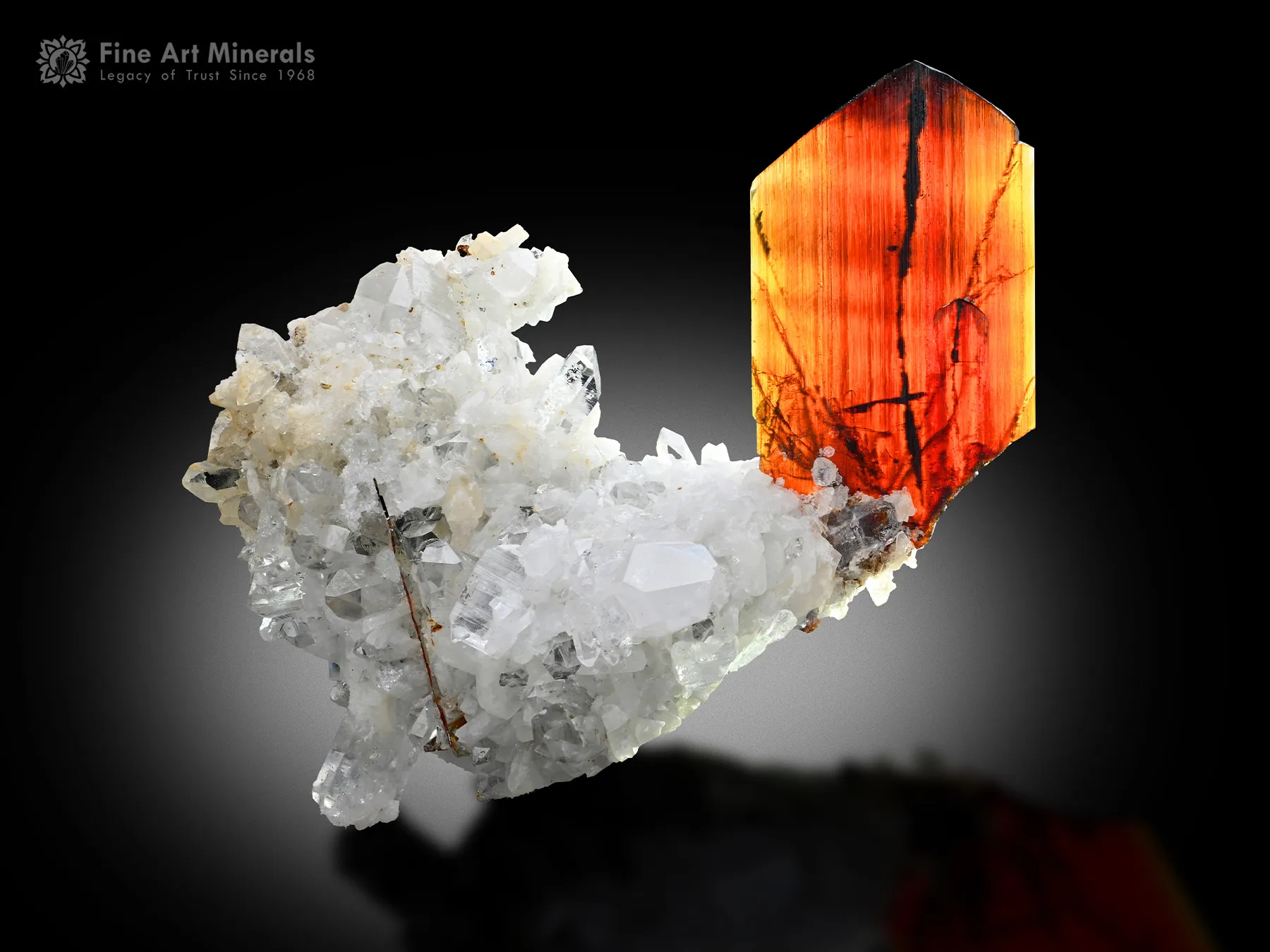 Brookite with Quartz from Pakistan - image 1