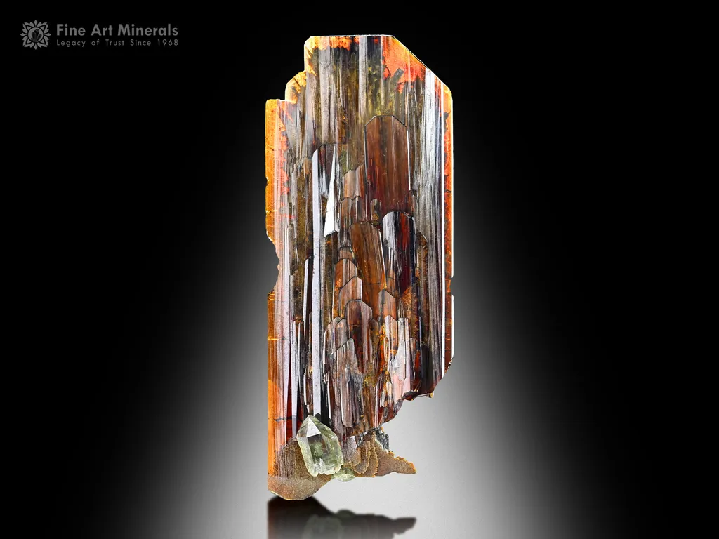 Brookite with Quartz from Pakistan image