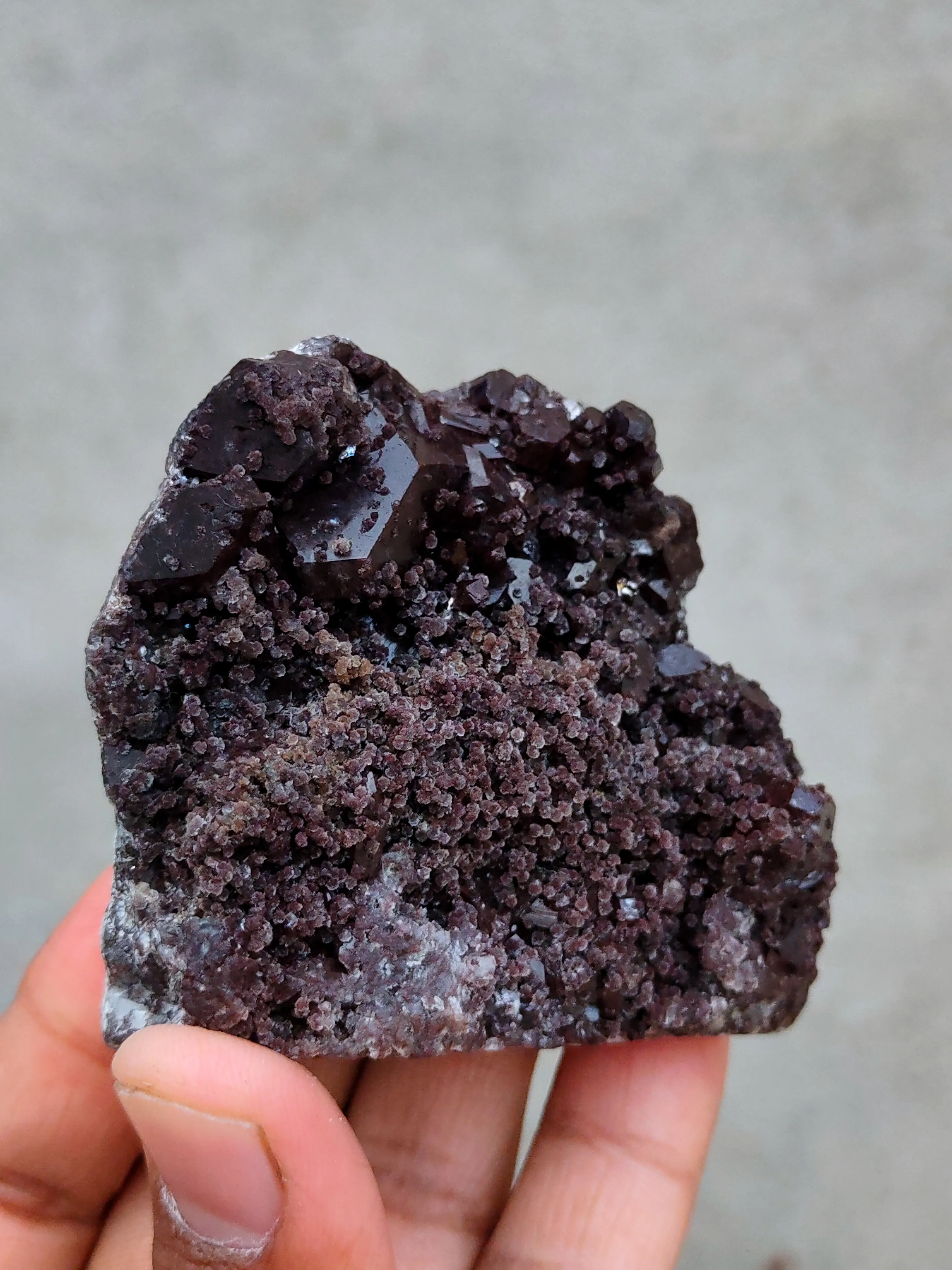 Brown Apophyllite with Chalcedony - image 4