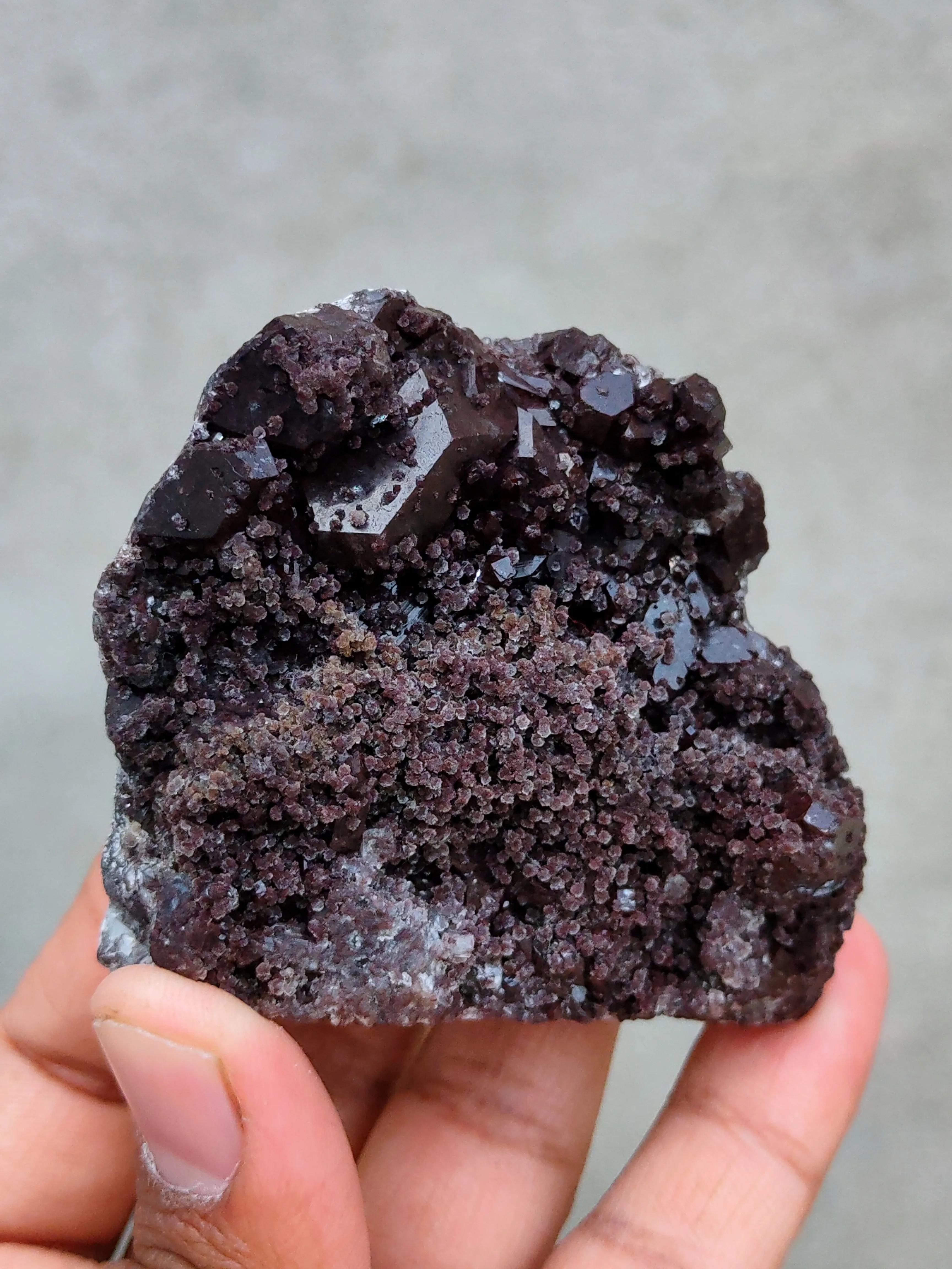 Brown Apophyllite with Chalcedony - image 2