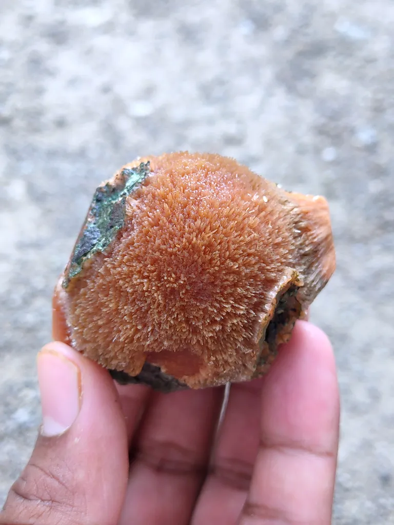 Brown 🟤 Thomsonite on Matrix Natural mineral specimen - image 2