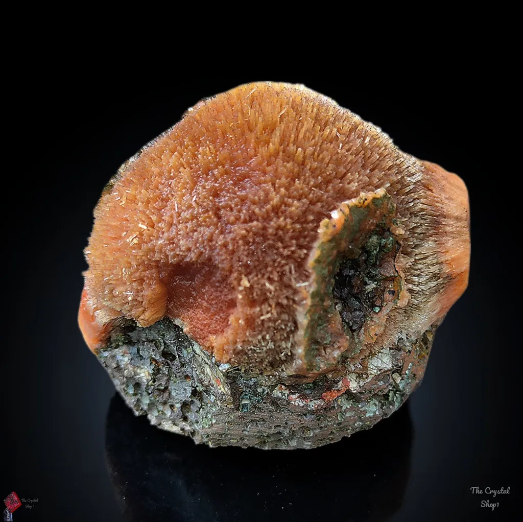 Brown 🟤 Thomsonite on Matrix Natural mineral specimen image