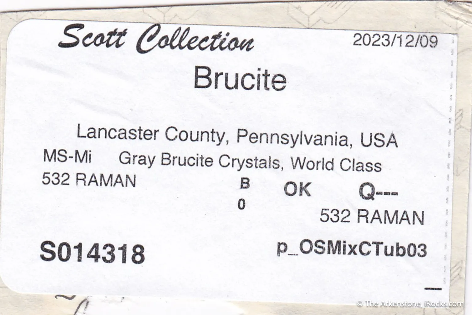 Brucite (circa 1800s) - image 3