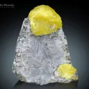 Brucite on Chromite from Baluchistan Pakistan - image 1