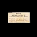 Brucite with Calcite from South Africa, Northern Cape, N'Chwaning Mines, N'Chwaning II Mine - image 3