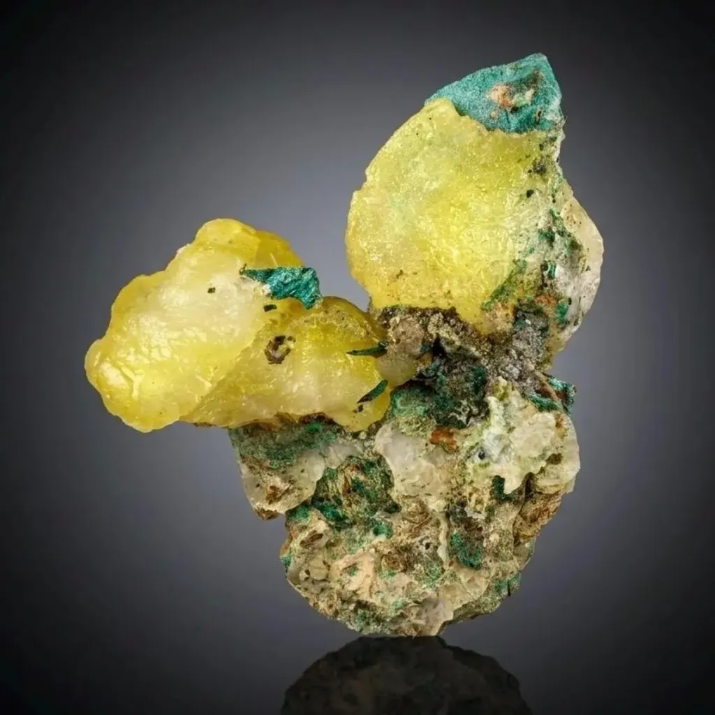 Brucite with Copper from Pakistan image