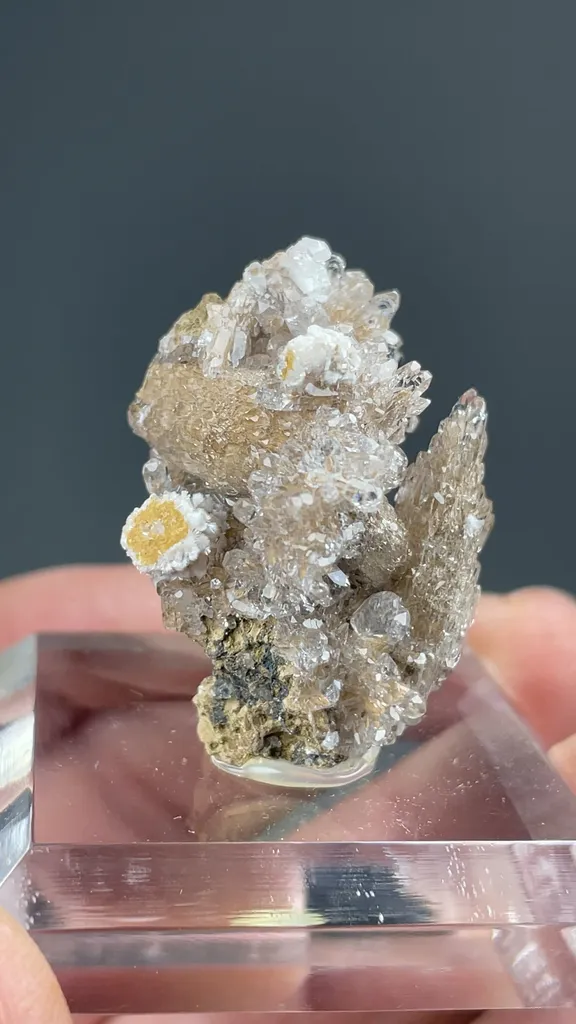Bultfonteinite with Hydroxylapophyllite, Calcite - image 2