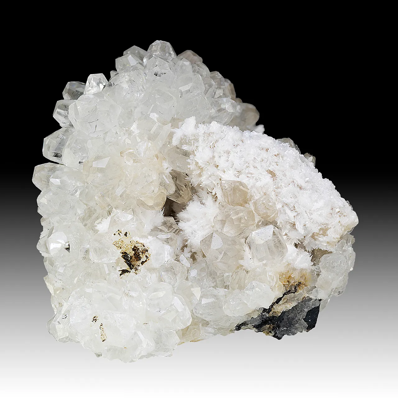Bultfonteinite with Hydroxylapophyllite, Calcite - image 1