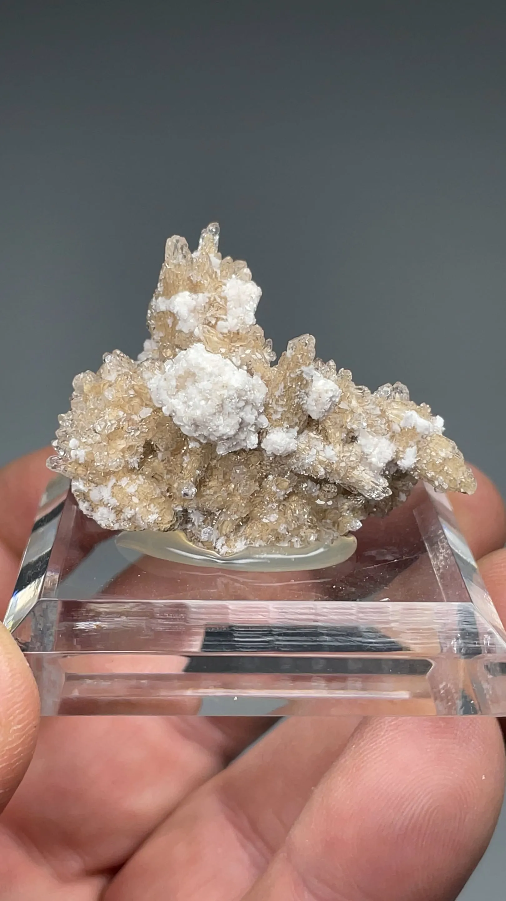 Bultfonteinite with Hydroxylapophyllite, Calcite - image 2