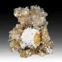Bultfonteinite with Hydroxylapophyllite, Calcite - image 1