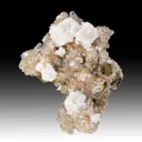 Bultfonteinite with Hydroxylapophyllite, Calcite - image 1